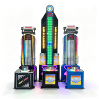Machine de jeu d'arcade de boxe à monnayeur, modèle classique de jeu de frappe 'Biggest Hammer', prix usine