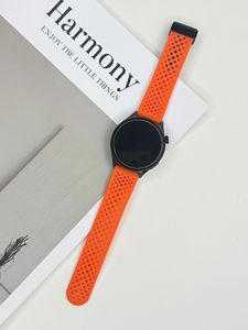 Correa de Reloj de Silicona Transpirable y Perforada con Hebilla Magnética Plegable de 20mm 22mm, Correa Deportiva Compatible con Relojes Inteligentes Huawei - Product Image 4