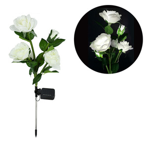 6 <b>LED</b> Solar Rose Flower Solar <b>LED</b> Light Garden Yard Lawn Night Lamp Landscape Garden Home Decoration Flowers - Product Image 5