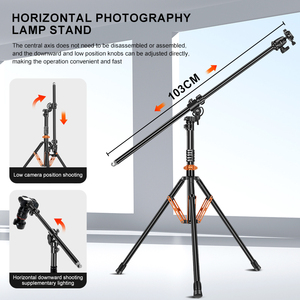QZSD LS288T support de bureau photographie <span class=keywords><strong>trépied</strong></span> avec tête remplissage lumière support détachable 103CM axe central Photo <span class=keywords><strong>Studio</strong></span> accessoires - Product Image 2