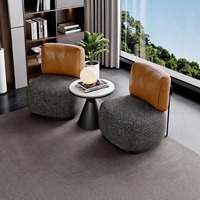 Canapé simple de luxe, fauteuil robuste avec coussin en mousse haute densité, convertible, écologique, pour bureau, hôtel, salon, chaise de détente