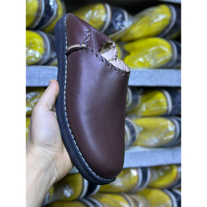 Pantuflas Babouche de Cuero Marroquí Hechas a Mano de Primera Calidad con Suela Antideslizante para Hombre y Mujer, Venta al Por Mayor, Tradicionales - Product Image 4