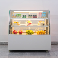 Vitrine Réfrigérée pour Mini-Gâteaux avec Ventilation, Comptoir de Présentation 0,9 m