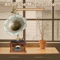 Platine phonographe lecteur de Gramophone luxueux avec aux in