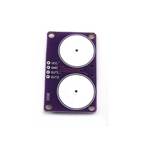 Modul Sakelar Sentuh Kunci 2 Arah Sensor Jarak Kapasitif Tekan Jari Papan Sirkuit Keyboard Sekitar 0-5Mm