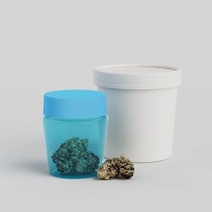 4oz d62xh76mm hình thang nhựa Jar Matte nắp trẻ em kháng thực phẩm lớp vật liệu CR chứng nhận tùy chỉnh bao bì cho thực phẩm - Product Image 5