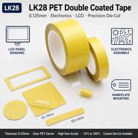 Double Coated Double Sided Heat-Resistant Pressure Sensitive Die Cut PET Tapes with Acrylic Adhesive 48mm Width 50m Length