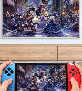 X12 <span class=keywords><strong>PLUS</strong></span> 7 pouces grand écran Double Joysticks bouton en cristal haut-parleurs intégrés <span class=keywords><strong>batterie</strong></span> 2500mah Console de jeu vidéo portable - Product Image 6