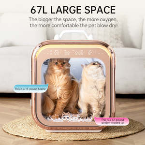 เครื่องเป่าห้องโดยสารสำหรับสุนัขและแมว110-240V อเนกประสงค์เป็นมิตรกับสิ่งแวดล้อม67L ทันสมัย - Product Image 5