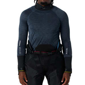 맞춤형 프리미엄 남여 공용 성인 아이스 하키 목 보호대 셔츠 전문 절단 방지 열 전달 인쇄 내장 목 - Product Image 4