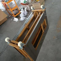 Table de travail pliante multifonctionnelle 100*120cm pour menuiserie, mini-scie de table DIY, établi portable pour le travail du bois
