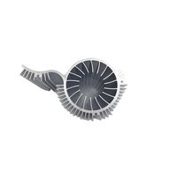 Équipement d'imagerie médicale personnalisé radiateur liquide en acier inoxydable plaque refroidie à l'eau radiateur tournesol brochage CNC