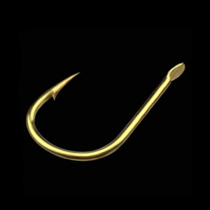 WEIHE 100 unids/bolsa 5 #6 #8 #9 # Falculate Isene anzuelos de pesca con mosca dorada con lengüeta para agua salada - Product Image 4