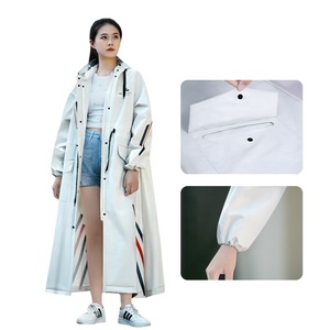 <span class=keywords><strong>Giacca</strong></span> Antipioggia all'Ingrosso in EVA Riutilizzabile da Donna, Impermeabile con Cappuccio, a Corpo Intero, <span class=keywords><strong>per</strong></span> Tour all'Aperto, Stile Trench - Product Image 2