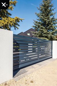 Usine <span class=keywords><strong>de</strong></span> porte d'entrée à motif <span class=keywords><strong>de</strong></span> bande solide en métal élégant <span class=keywords><strong>de</strong></span> haute qualité bon marché Fabrication sur mesure Porte d'allée robuste | Nouveau modèle - Product Image 4