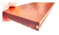 Plancher en bois dur solide d'acajou de Santos en bois de nature pour d'intérieur