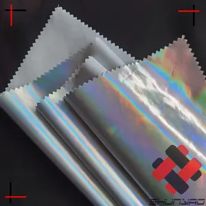 Tela de aluminio brillante con revestimiento de plata para juguetes y prendas, multicolor, venta al por mayor