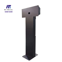 Fabrication sur mesure de tôlerie métallique pour kiosque, socle, support au sol et boîtier