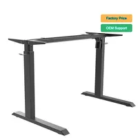 Ergonomic Crank Height Adjustable Office Tables Frame