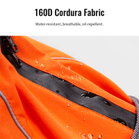 Vêtement pour chien Winhyepet, vente en gros, durable, chaud pour l'hiver, imperméable, veste coupe-vent, réfléchissant, vêtements de sécurité pour chien de grande taille