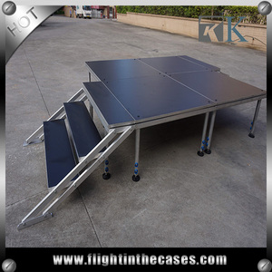 Plataforma de escenario portátil con autorización de marca RK y pata de escenario ajustable para eventos al aire libre - Product Image 3