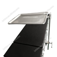 Accessoire complet de plateau d'instrument de bras unique de table chirurgicale d'attachement de plateau de Mayo SS304