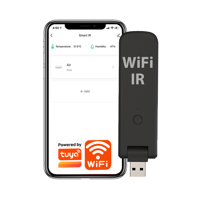 TY-US01 Tuya Smart WiFi IR Smart Home USB Universal Remote Controller for TV Air Conditioning Infrared RF Appliances