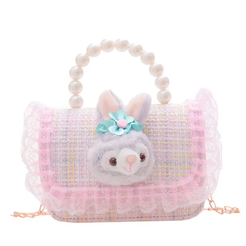 2022 Hot Sales Pearls Princess Bunny Kinder handtaschen