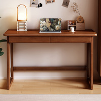 Bureau en bois massif, bureau d'ordinateur, bureau moderne simple en forme de L, bureau d'ordinateur nordique, chambre à coucher à la maison