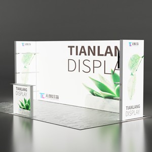 Tianlang Tianlang-12 Modular Booth Kit 10x10ft SEG Backlit Wall Case <b>Lights</b> for - Product Image 1