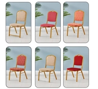 Chaises de banquet modernes empilables et pliables, durables, avec structure métallique, multifonctionnelles, pour salon, appartement, mariage, hôtel, événements