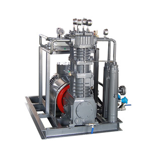 Compresor de dióxido de carbono pequeño, de frecuencia variable, sin aceite, con lubricación, tipo refrigerado por aire con correa - Product Image 4