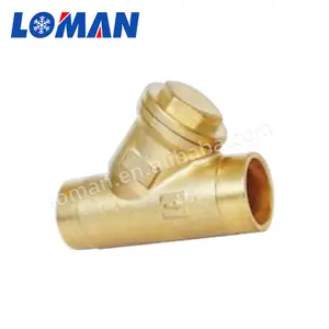 LOMAN R744 CO2 in ottone 1/2 "filetto femmina a forma di Y valvola filtro filtro raccordi connettore adattatore