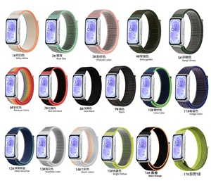 Bracelet en tissu pour <span class=keywords><strong>Huawei</strong></span> Band 11/11 Pro, bracelet en nylon souple réglable, bracelet coloré pour montre - Product Image 3