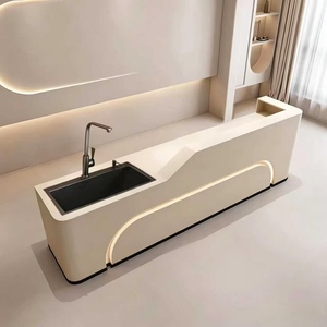 Office Water B Bar Integrated Cabinet Company Coffee Shop with Single Slot Tea Room Operating Desk Fruit Shop Cashier - Product Image 4