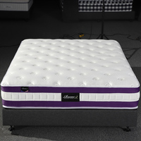 Neues Design Hybrid King Queen Size Taschen feder matratze 5*6 FT mit Natur latex Memory Akustik schaum für Hotel Pack In Box