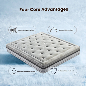 Matelas à ressorts en mousse à mémoire de forme de style moderne, épais, à ressorts indépendants, en latex, pour chambre à coucher, fourni directement par l'hôtel - Product Image 3