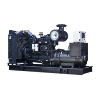 Groupe électrogène diesel silencieux à moteur Stirling robuste, à démarrage automatique, à châssis ouvert, 50 Hz/60 Hz, puissance nominale 280 kW/350 kVA - Offre Spéciale