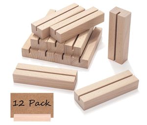 Wholesale Solid Wood Color Number <b>Card</b> Stands Indoor Desktop Display Holder Menu Stand Business Gift - Product Image 2