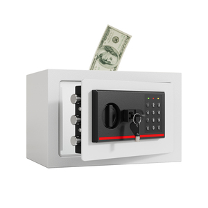 Caja Fuerte Digital Electrónica para el Hogar y Hoteles, Compatible con Dos Métodos de Desbloqueo y Fuente de Alimentación Externa - Product Image 4