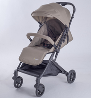Poussette bébé en lin personnalisée en gros, pliable, légère, de voyage, avec cadre en acier inoxydable A3