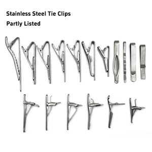 ビジネス・ウェディングギフト向け カスタマイズ可能なカラー ブラック・ゴールド・シルバーメッキ 金属製ネクタイピンブランクス タイバーピン - Product Image 4