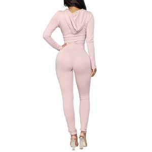 Ensembles de survêtements pour femmes sur mesure en gros, ensembles de survêtements de sport pour femmes, ensembles de survêtements de fitness, haut à manches longues et pantalon de jogging pour femmes - Product Image 4
