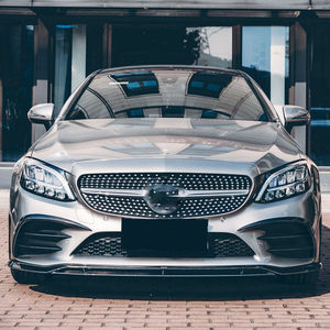 Alerones Delanteros para Mercedes Benz W205 A205 C43 AMG 2019 en Adelante, Divisores de Parachoques Delanteros, Aletas de Fibra de Carbono Real - Product Image 5