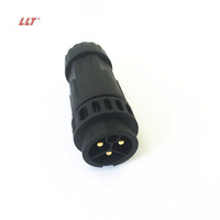 LLT 600V 35A extérieur M19 2 broches 3 broches 4 broches led adaptateur de prise rapide tuv certificat fil étanche connecteur