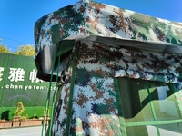 Tente de sentinelle camouflage à ouverture rapide, type colonne d'air gonflable double couche pour 2-3 personnes, idéale pour l'extérieur