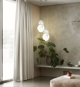 โคมไฟระย้าแบบหัวเดียวทันสมัย,โคมไฟโถงทางเดินร้านขายเสื้อผ้าอะคริลิคสร้างสรรค์ห้องนอนสไตล์นอร์ดิก - Product Image 5