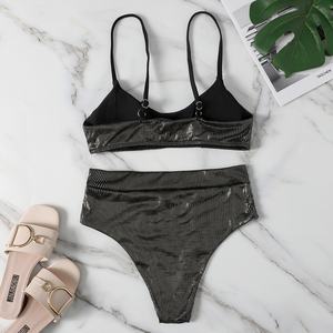 OUTPACE - Conjunto de Bikini de 2 Piezas con Estampado Floral y Volantes para Mujer y Niña, Venta Directa de Fábrica - Product Image 3