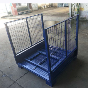 Katlanabilir Ağır Hizmet Tipi Çelik Tel Örgü Rulo Kafes, 500 kg Kapasiteli, Taşınabilir, İstiflenebilir, Güvenlik Tasarımlı, Depo Lojistiği İçin - Product Image 2