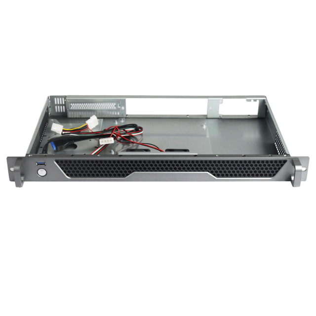 OEM Professional Industrial 1U Computer Case K125LD Model Aluminum SGCC Material Stock Industrial Computer Chassis 1x3.5/2.5"